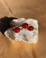 Carnelian Bead Ring