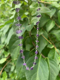 Amethyst Chip Anklet