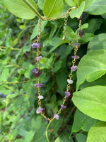 Amethyst Chip Anklet