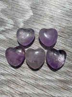 Amethyst Mini Heart Stone