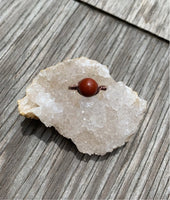 Red Jasper Bead Ring