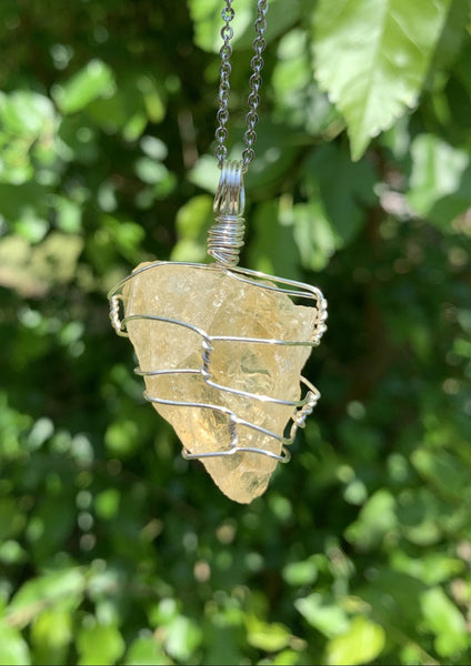 Rough Citrine Necklace