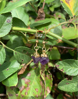 Amethyst Charm Earrings