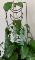 Green Aventurine Bead Drop Necklace