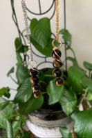 Golden Tiger’s Eye Bead Drop Necklace