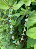 Green Aventurine Chip Anklet