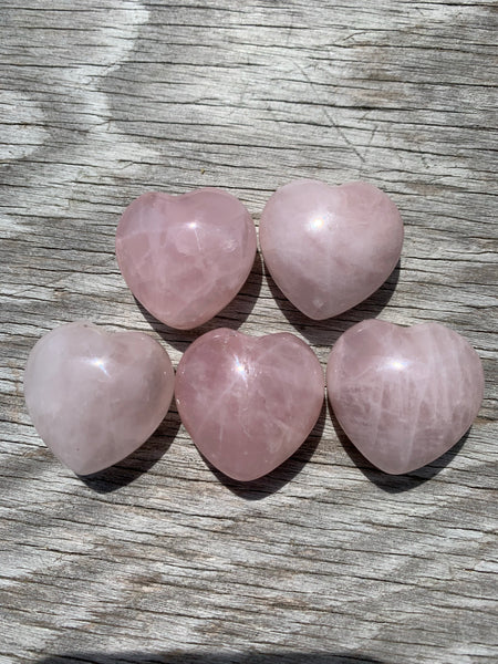 Rose Quartz Mini Heart Stone